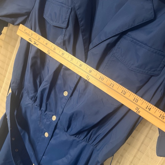 STAUD MILLIE DRESS NAVY ORGANZA SIZE 4 NWOT cocktail formal elegant maxi Ap - Picture 9 of 14